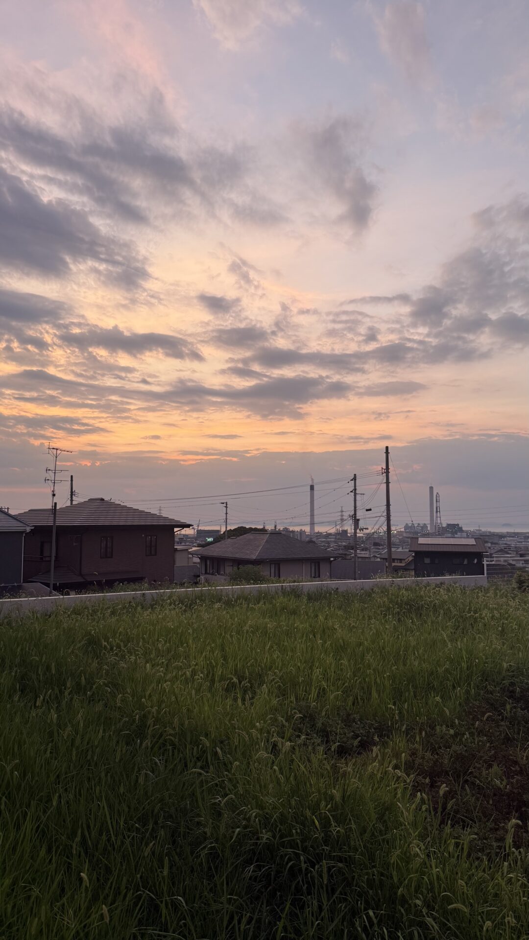 クロージング夕景